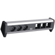 902.003 Desk Outlet with 4x Custom Module DESK 1 3x DE Type F (CEE 7/3) Socket/GST18i3 Socket - GST18i3 Plug