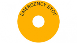 3SB39210AD, Шайба с предупреждающей надписью; 22мм; -25?70°C; O22,5мм, Siemens