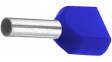470208D [100 шт] Twin entry ferrule 0.75 mm2 blue 16 mm pack of 100 pieces