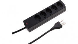 124507, Outlet strip with switch & clip-clap, 5xType 23 / Switzerlan, Max Hauri