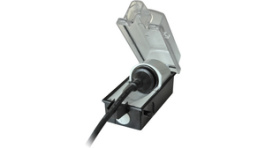 K224727, Lockable socket Switzerland, Type 12 Black-Transparent, Elbro