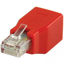 VLCP89251R, RJ45 crossover adapter Cat.6, Valueline