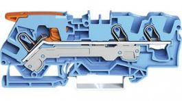 2106-1304, Feedthru Terminal, Cage Clamp, 3 Poles, 0.5 ... 10mm\x1a, Wago