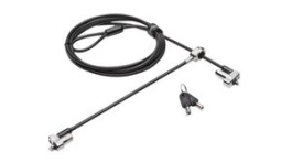 K67995WW, Dual Keyed Laptop Lock, Key, 1.8m, Kensington
