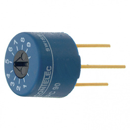 71083, Rotary Potentiometer, 1 MOhm, PCB Connection, Contelec