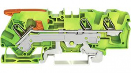 2106-1307, Ground Terminal, Cage Clamp, 3 Poles, 0.5 ... 10mm\x1a, Wago