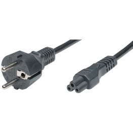 LT312+535H03VV-F3*0,75BLK, Instrument cable PE contact-Plug C5-Socket 0.5 m, LIAN DUNG