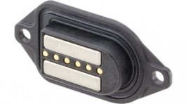 M9K701-299L, Magnetic Data Connector Poles 6, Rosenberger connectors