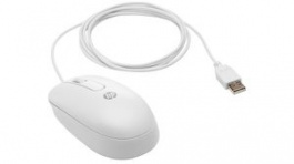 Z9H74AA, Wired Mouse 800dpi Optical White, HP
