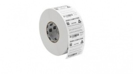 3004486, Label Roll, Paper, 64 x 51mm, 3090pcs, White, Zebra