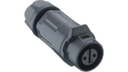 2340 02 T06CB A, Quicklock Size 12, / Socket 2 Contacts, 5A, 125V, IP67, LUTRONIC