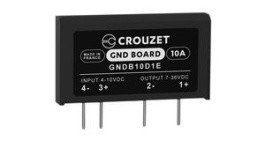 GNDB10D1E, Solid State Relay GND Board, 10A, 36V, DC Switching, PCB Pins, Crouzet