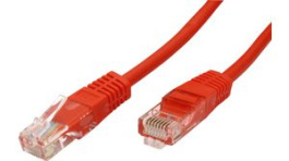 21.15.0521, Patchcord Cat 5e UTP 500 mm Red, Roline