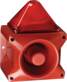 PA X 10-10 24 DC RO, Flashing sounder red, Pfannenberg