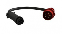 FSC3U001, Power Cord for Universal Rack PDU, 3m, CEE Plug, Black / Red, Vertiv