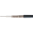 M17/84 RG223 Coaxial cable   1 x0.9 mm Copper wire, silver plated Black