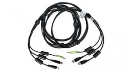 CBL0133, KVM Cable, USB/Audio, 3m, Vertiv