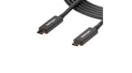 TBLT3MM2MA, USB Cable Thunderbolt 3 Plug - Thunderbolt 3 Plug 2m Black, StarTech.com