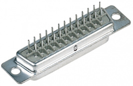 09670254755, D-Sub socket 25 Female Solder PCB THT/Straight, Harting