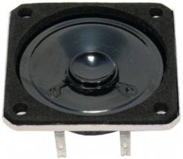 K 50 SQ, Miniature speaker 5 cm (2^), 480 Hz, 8 Ohm, 3 W, 2 W, Visaton