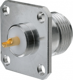 53K401-200N5, Device socket with flange N 50 Ohm, Rosenberger connectors