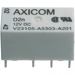 9-1393792-0, V23105-A5005-A201 Signal Relay 24 VDC 3480 Ohm 150 mW THD, Axicom / TE