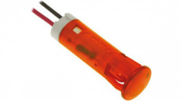 QS83XXO12, LED Indicator orange 12 VDC, APEM