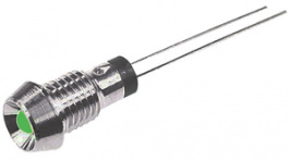 572-314-04-40, LED Indicator green 2.1...2.8 VDC Stranded Wires, 300 mm, Marl