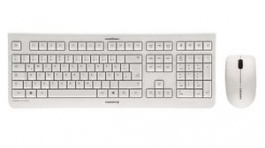JD-0710DE-0, Wireless Keyboard and Mouse, 1200dpi, LPK, DE Germany/QWERTZ, USB, Light Grey, Cherry