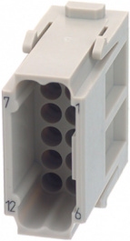 09140123001, Разъем: HAN; модуль; "папа"; Han Modular DD; PIN:12; без контактов, Harting