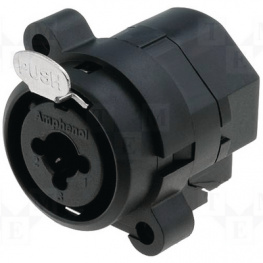 ACJC9H BULK, XLR 9Pblack, Amphenol