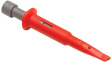 TA328 Unshrouded 4 mm sprung hook red