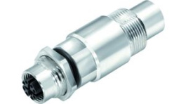 09 5286 00 08, M12 Panel Mount Socket, X-Coded, 8P, F-F, Binder