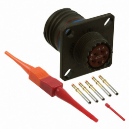 D38999/20WB5SN, Appliance socket with flange 11-5 5P, Amphenol