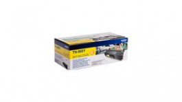 TN900Y, Toner Cartridge, 6000 Sheets, Yellow, Brother