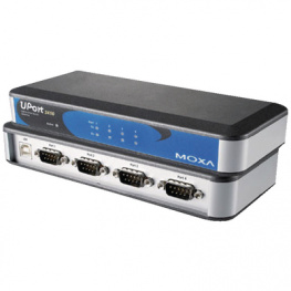 UPORT 2410, USB to 4x RS232 converter, Moxa