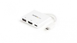 CDP2HDUACPW, USB Powered Adapter, USB-C Plug - HDMI Socket/USB-C Socket/USB-A Socket, StarTech.com