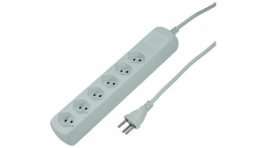 20 600216, Outlet strip, 6xJ (T13), 1.4 m, Type 12, Steffen