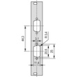 30118-336 Panel Sub-D 3 HE 4 TE