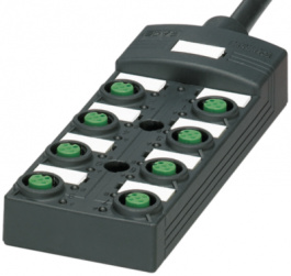 SACB-8/16-L- 5,0PUR SCO P, Actuator-sensor box, 8-way SACB-8/16-L- 5,0PUR SCO P, Phoenix Contact