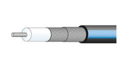 22512280 [100 м], Coaxial Cable RG-400 Radox® 5mm 50Ohm Silver-Plated Copper Black / Blue 100m, Huber+Suhner