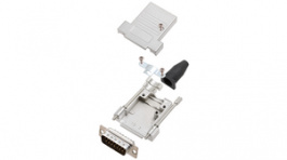 DTSL15-LJSRG-T-DMP-K, Вилка; D-Sub; PIN:15; "папа"; экранированный, цанговые контакты, Encitech Connectors