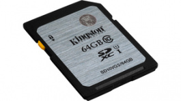 SD10VG2/64GB, SDXC card 64 GB, 45 MB/s, 10 MB/s, Kingston