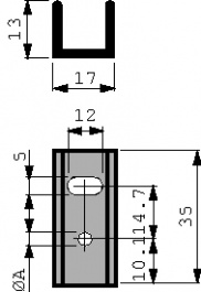 SK 13/35/SA220-3,2, Heat Sink TO-220, Fischer Elektronik