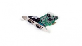 PEX2S553, Native PCI Express Serial Card with 16550 UART, 2x DB9, PCI-E x1, StarTech.com