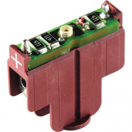 5.05.511.747/0300, LED-Clip with LED for QC elements red, RAFI