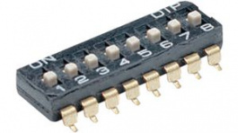 RND 210-00632, DIP Switch, Slide, 4 Positions, 2.54mm, SMD, RND Components