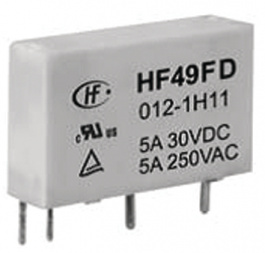 HF49FD/012-1H22G (610), PCB power relay 12 VDC, HONGFA