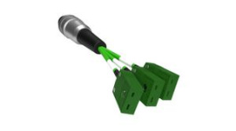 3059954, Type K Sub-Mini Adapter, Black / Green, Comark