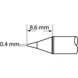 SFP-CN04, Soldering Rework Cartridge Conical 390 °C, Metcal